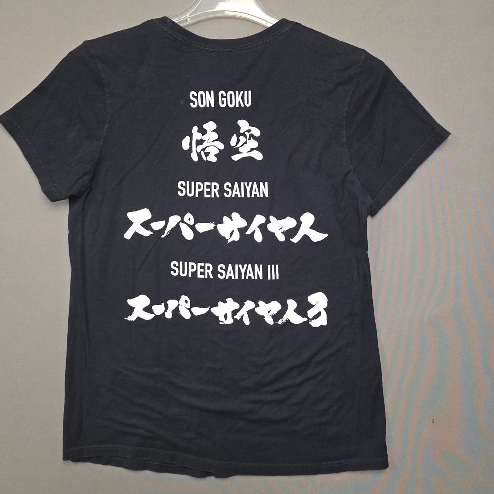 Dragon Ball Z T-Shirt Women's 30th Anime Anniv Goku Graphic Black Small - Picture 5 of 6